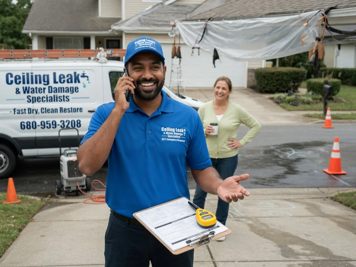 Ceiling Leak Cleanup Caryville, TN FAQs